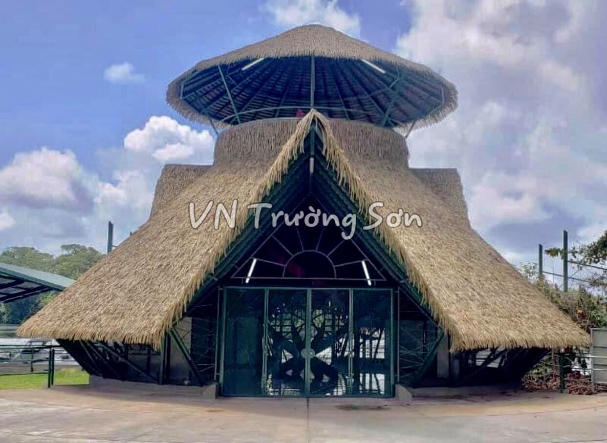Hướng dẫn cách lợp nhà bằng lá dừa nước truyền thống của miền Tây Nam Bộ  KN204127  Kiến trúc Angcovat